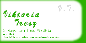 viktoria tresz business card